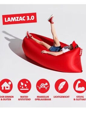 Lamzac 3.0 Inflatable Lounger -  orange